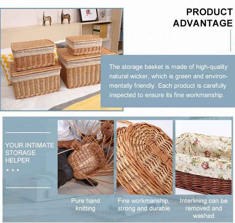 Wholesale Cheap Displaying Handmade Oval Proofing Wicker Bread Basket