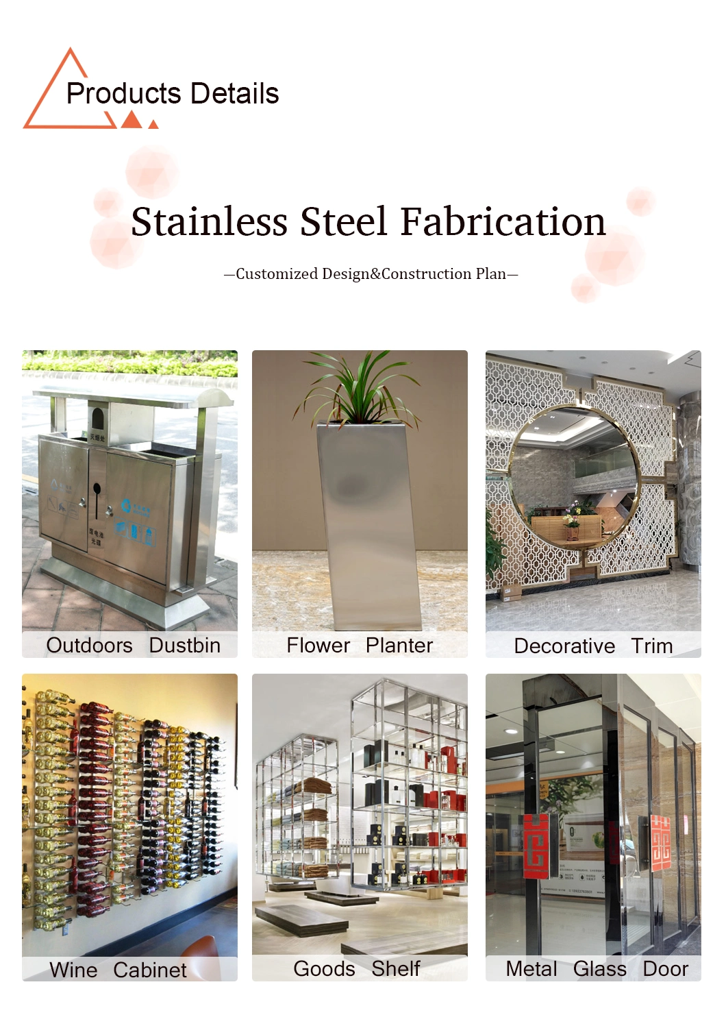 Customized Stainless Steel Wine Display Rack