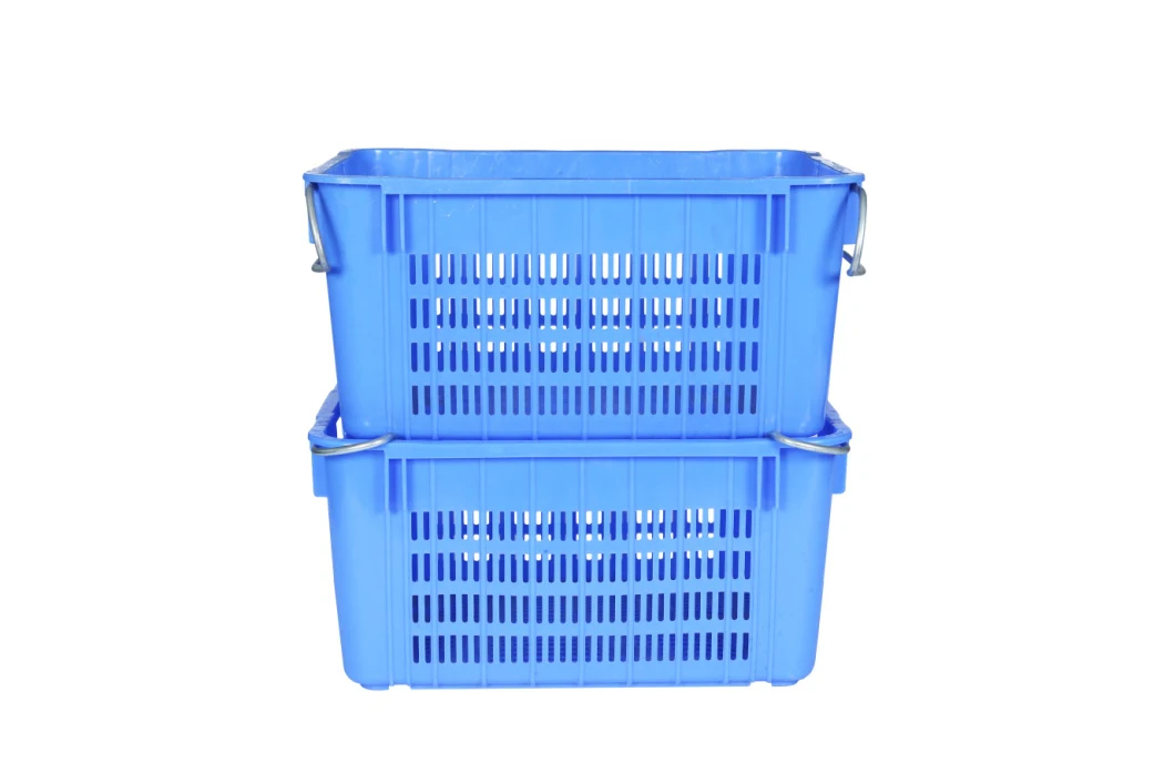 Join Folding Mesh Vegetable Storage Fruit Basket Multi-Purpose Stackable Plastic Shopping Picnic Basket for Sale